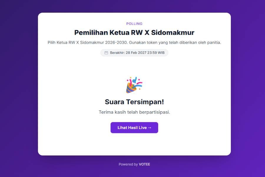 Demo VOTEE 3